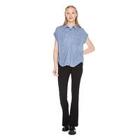 Wild Skye Women's Button-Down Top, Sizes XS-XL