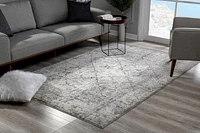 Rug Branch Mirage Collection Modern Damask Area Rug