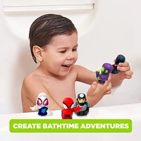Spidey et ses incroyables amis marionnettes à doigt 5 pièces Ensemble de marionnettes à doigt pour le bain