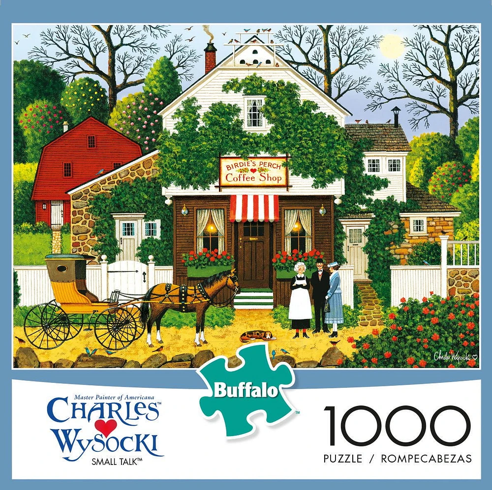 Buffalo Games Charles Wysocki Small Talk 1000 Piece Jigsaw Puzzle