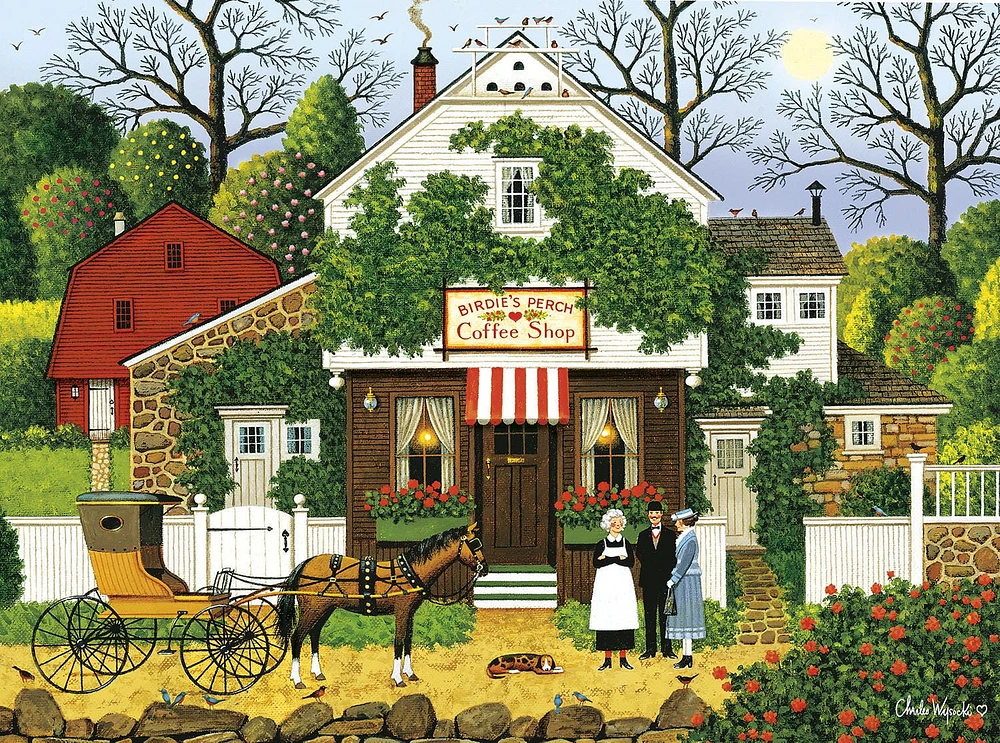 Buffalo Games Charles Wysocki Small Talk 1000 Piece Jigsaw Puzzle