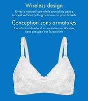 Bestform 9706222 Soutien-gorge sans fil en jacquard floral avec bonnets légèrement doublés Tailles 34A à 40C