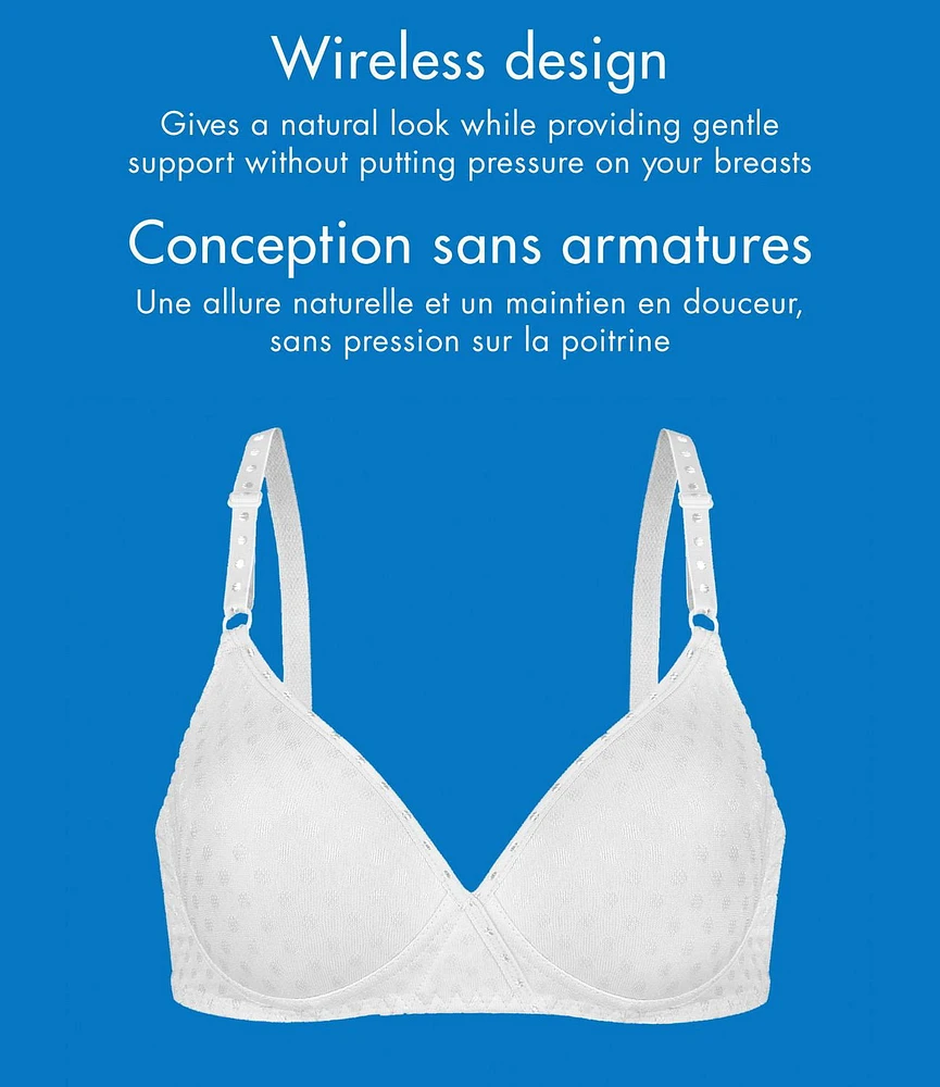 Bestform 9706238 Soutien-gorge en coton sans armatures avec rembourrage léger Tailles 34A à 42C