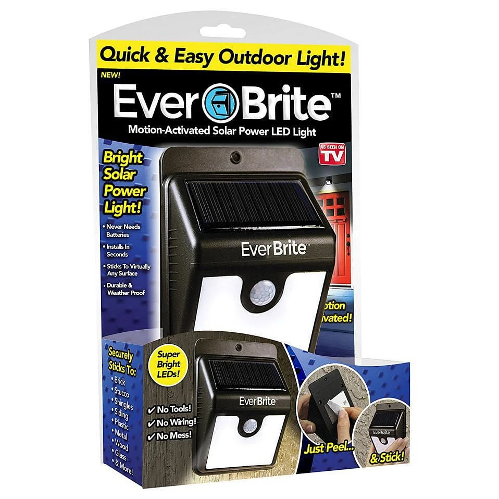 Ever Brite Motion Activated LED Solar Light As Seen On TV