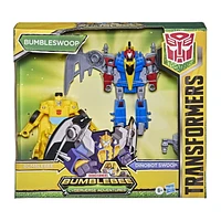 Transformers Bumblebee Cyberverse Adventures Dinobots Unite Toys Dino Combiners Bumbleswoop 2-Pack Action Figures, Ages 6 and Up, 4.5-inch