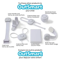 Safety 1st Outsmart  Toilet Lock, Enures cabinets locked for safety