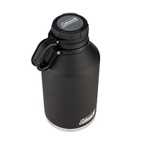 Coleman Vacuum Insulated Stainless Steel Growler, 64oz/1900mL, Black, BPA Free, 64 oz, 2063228