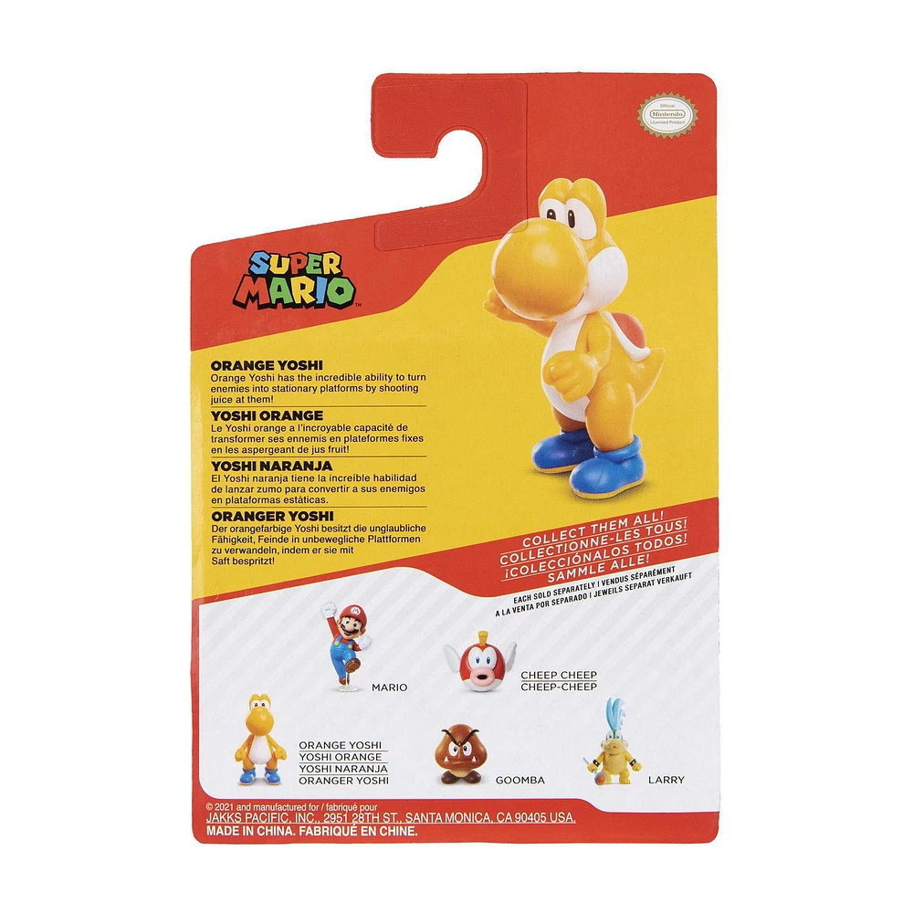 Nintendo 2.5" Limited Articulation - Orange Yoshi