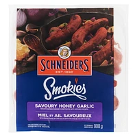 Schneiders Smokies Honey Garlic Smoked Sausage, 9 Sausages, 900 g