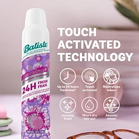 Batiste Touch Activated Dry Shampoo, Absorbs Oil in Hair Between Washes, and Releases Bursts of Fragrance that Provides Up to 24 Hours of Freshness with Every Touch, 200ml​