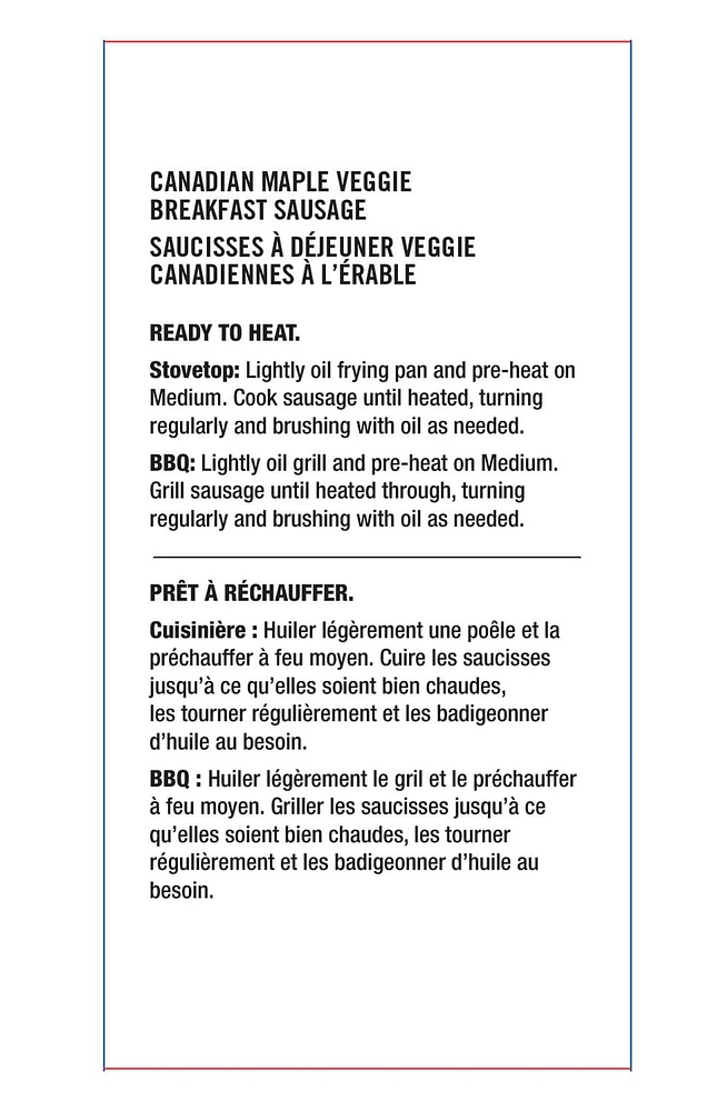 Yves Canadian Veggie Breakfast Sausage