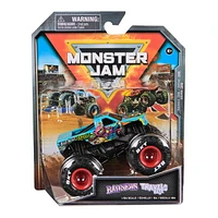 Monster Jam, Official Bad News Travels Fast Monster Truck, Die-Cast Vehicle, 1:64 Scale, Kids Toys for Boys Ages 3 and up