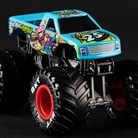 Monster Jam, Official Bad News Travels Fast Monster Truck, Die-Cast Vehicle, 1:64 Scale, Kids Toys for Boys Ages 3 and up