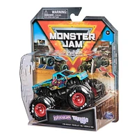 Monster Jam, Official Bad News Travels Fast Monster Truck, Die-Cast Vehicle, 1:64 Scale, Kids Toys for Boys Ages 3 and up