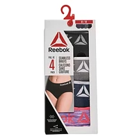 Reebok Ladies' 4 Pack Seamless Briefs