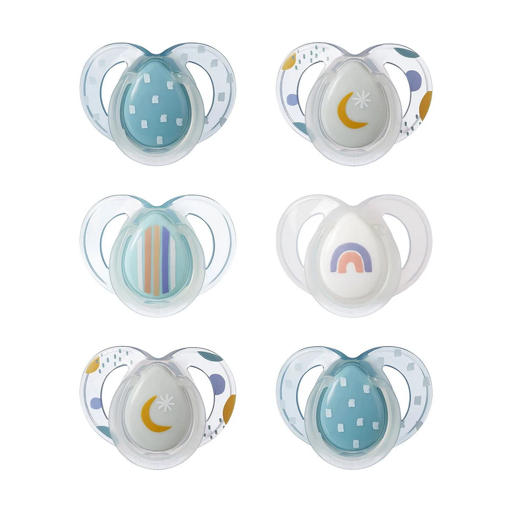 Sucette nocturne de Tommee Tippee – 6-18 mois, 6 unités