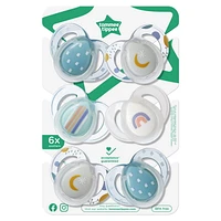 Sucette nocturne de Tommee Tippee – 6-18 mois, 6 unités