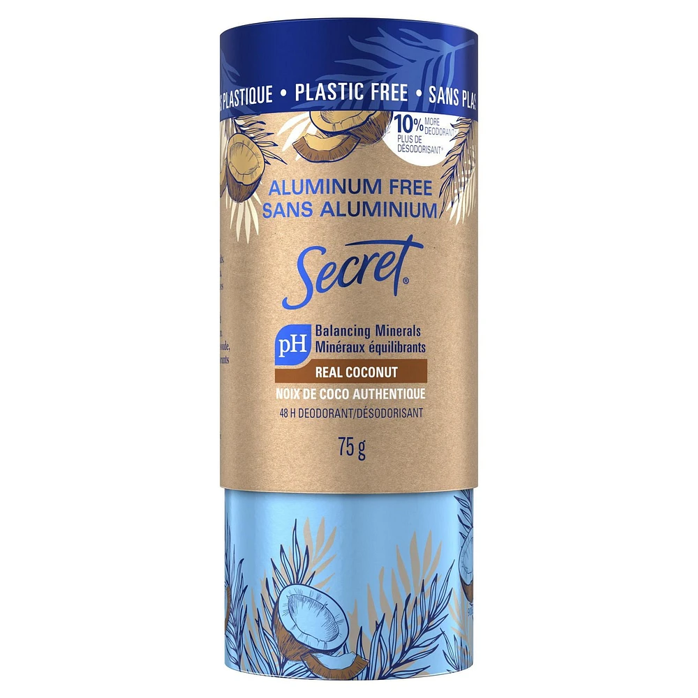 Secret Aluminum Free Deodorant, Coconut