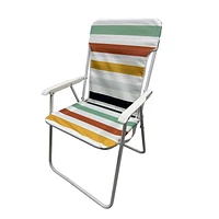 Mainstays Beach Folding Chair, Multi Stripe