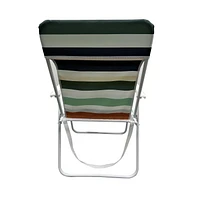 Mainstays Beach Folding Chair, Multi Stripe