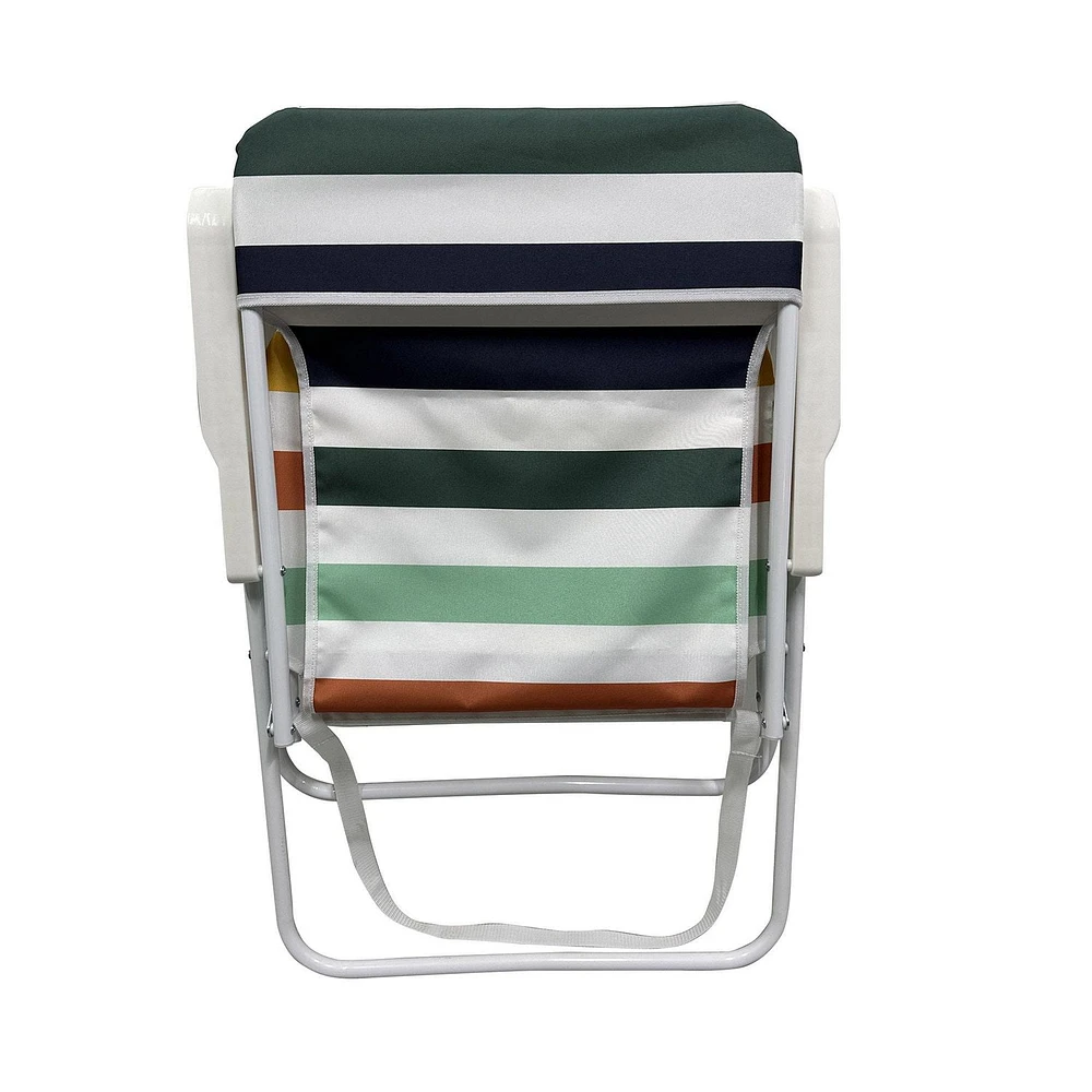 Mainstays Beach Folding Chair, Multi Stripe