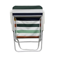 Mainstays Beach Folding Chair, Multi Stripe