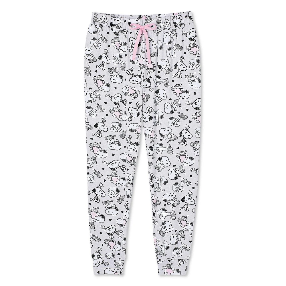Jogger de nuit Snoopy Peanuts pour femmes Tailles TP–TG