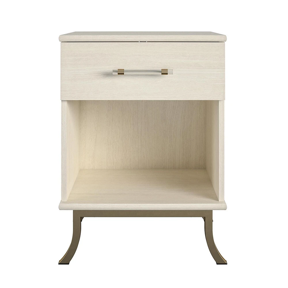 Little Seeds Monarch Hill Clementine White Nightstand