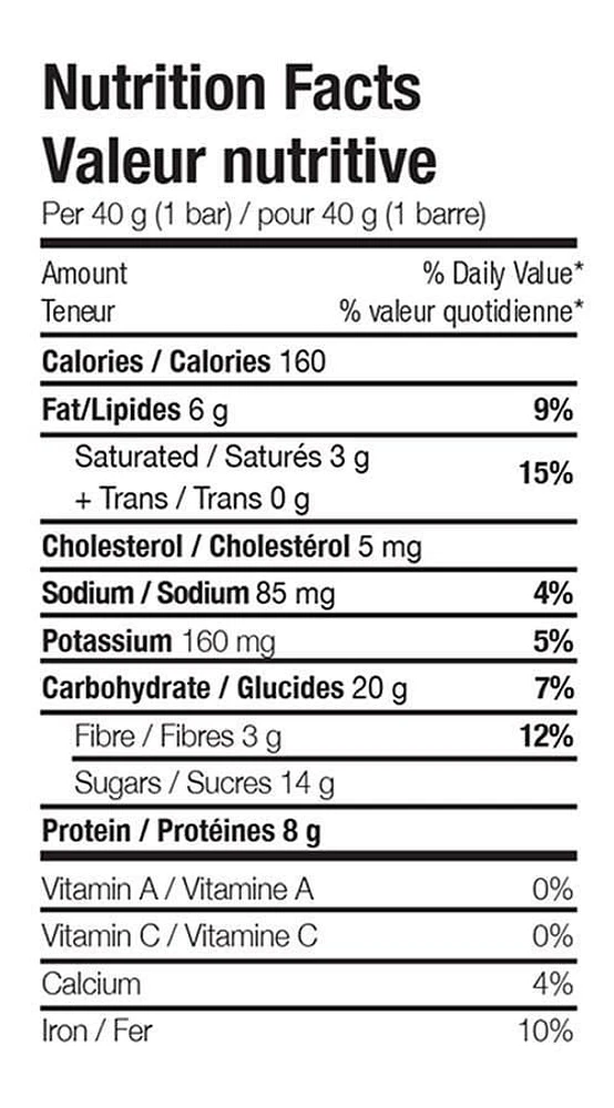 Dark Chocolate Coconut Mint SoLo GI® Low Glycemic Nutrition & Energy Bar