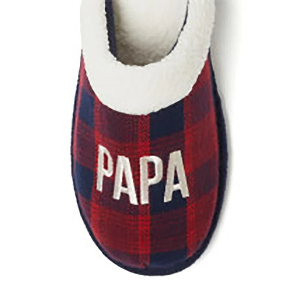 Dearfoams Cozy Comfort Men's Papa Bear Slippers