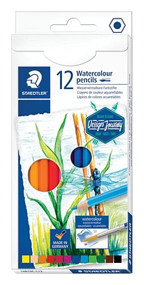 Staedtler Watercolour pencils, Set of 12 colours