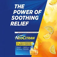 NeoCitran Extra Strength Cold & Congestion Non-Drowsy Lemon, 10 pouches (powder)