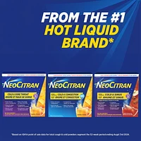 NeoCitran Extra Strength Cold & Congestion Non-Drowsy Lemon, 10 pouches (powder)