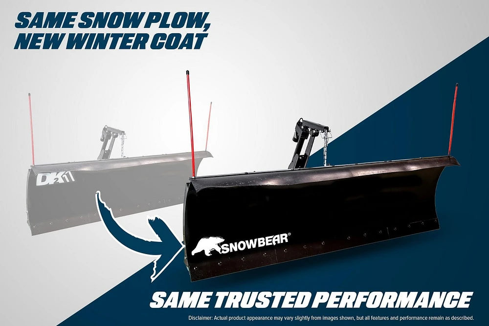 Snowbear Summit II ELITE 88 x 26 Custom Mount Snow Plow Kit - ACTUATOR