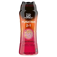 Downy Unstopables Fusions In-Wash Laundry Scent Booster Beads, Sunset and Citrus Scent, 21.1 oz, 2-in-1 All Day Freshness