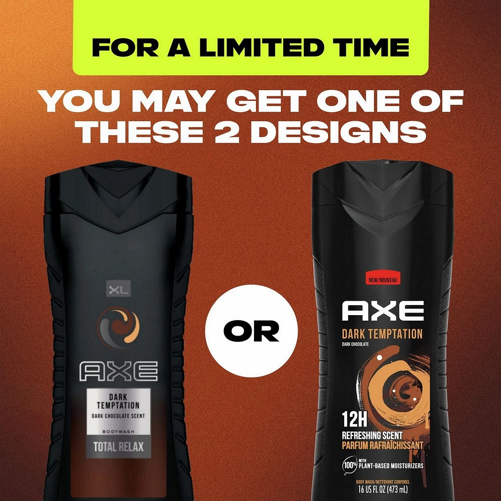 AXE Dark Temptation Dual Action Body Wash