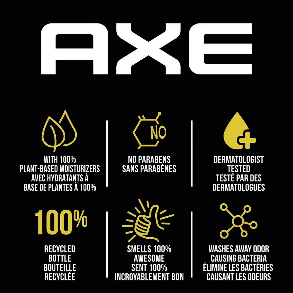 AXE Dark Temptation Dual Action Body Wash