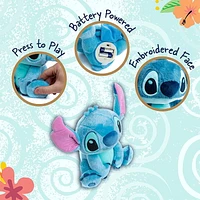 Kids Preferred Disney Laughing & Spinning Stitch Stuffed Animal Plush Toy, Laughs and spins