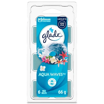 Glade® Cubes de Cire, Vagues D`eau 6 fondre
