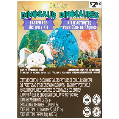 Dudley's Dino Egg Decorating Kit, Easter Egg Decorating