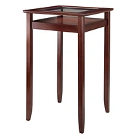 Winsome Halo 3pc Pub Table Set with 2 V-Back Stools-94586