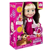 Masha & The Bear Masha And The Bear - 12” Giggle And Play Masha - Interactive Doll