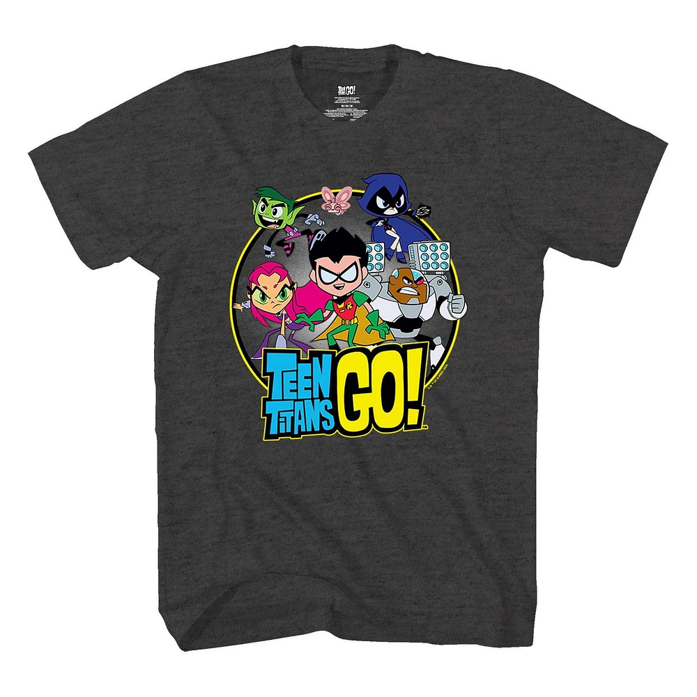 Teen Titans Go! Boys Group Shot Short Sleeve T-Shirt