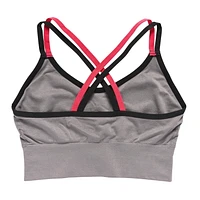 Reebok Ladies' 2 Pack Seamless Strappy Longline Bralettes