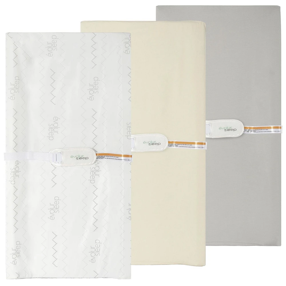 Evolur 3-Face Contour Matelas à Langer Gift Set, Modèle #287