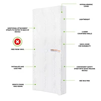 Evolur 3-Face Contour Matelas à Langer Gift Set, Modèle #287