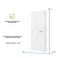 Evolur 3-Face Contour Matelas à Langer Gift Set, Modèle #287