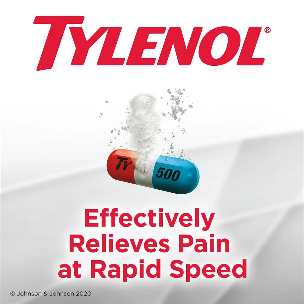 Tylenol Extra Strength Pain Reliever Medicine for Headache, Back Pain and to Reduce Fever, Acetaminophen Rapid Release Gelcaps, 500mg, 120 Gelcaps, 120 Gelcaps