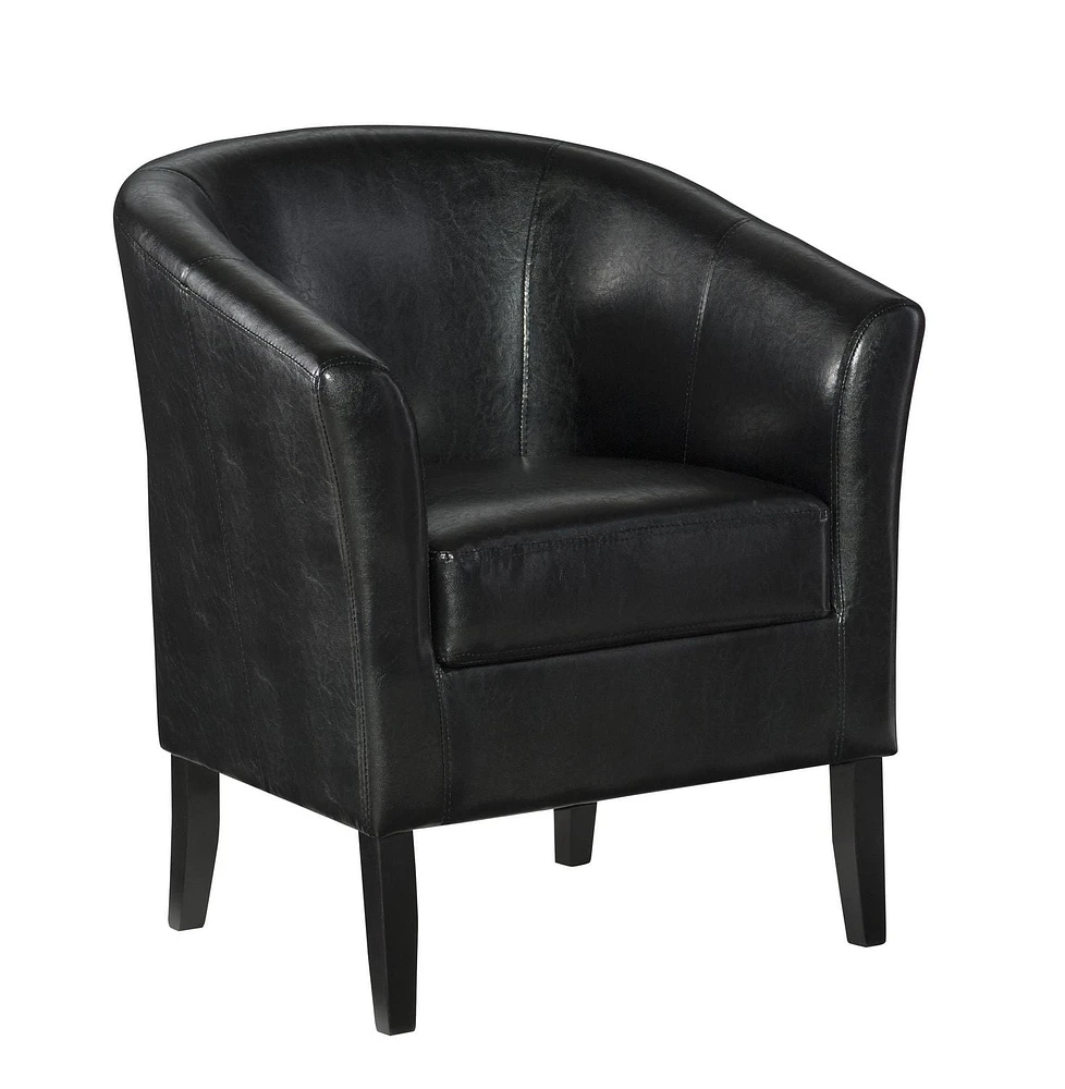 Finn Black Club Chair