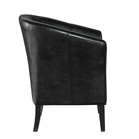 Finn Black Club Chair